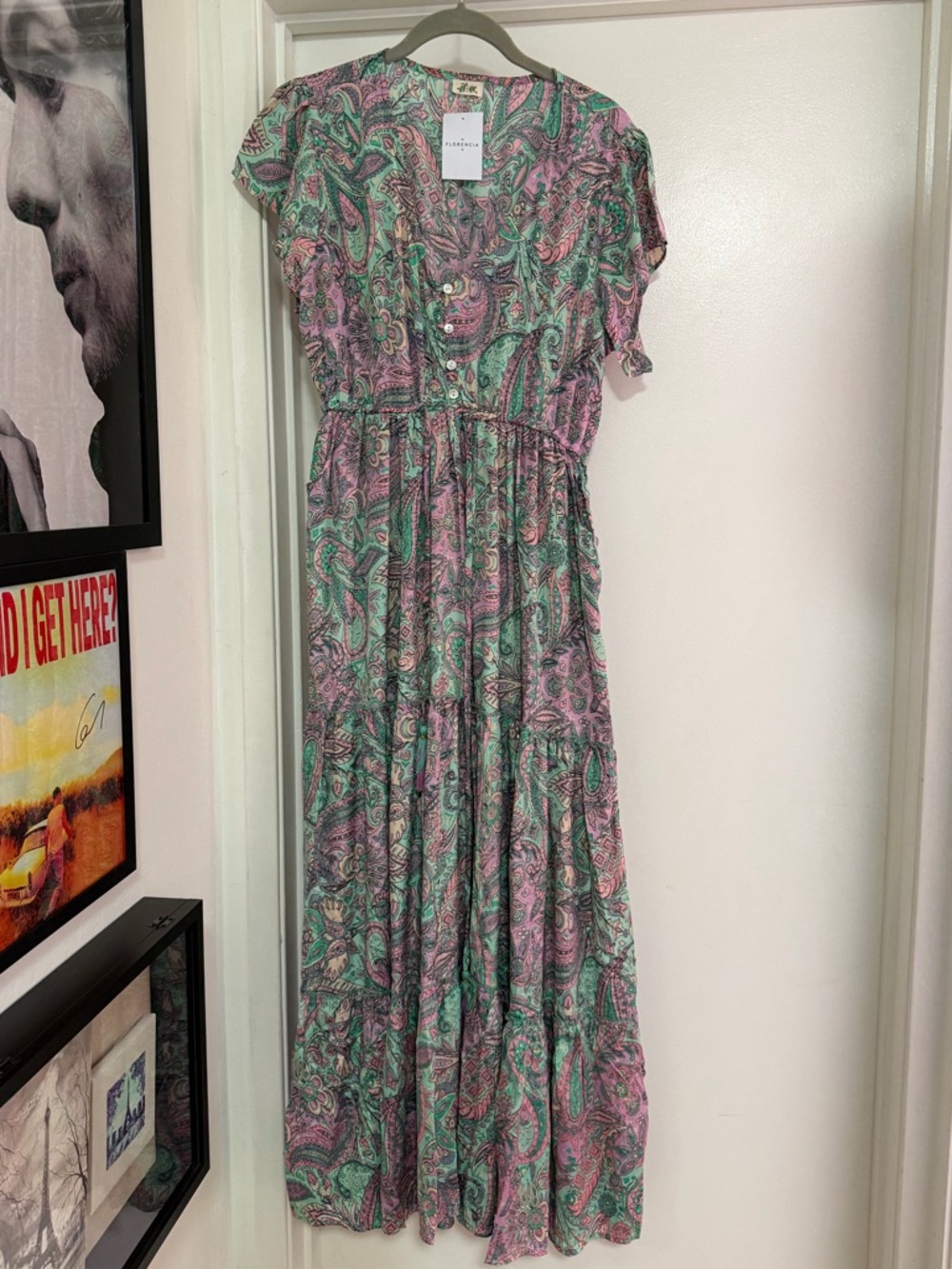 Florencia maxi dress WITH POCKETS NWT from Barcelona!